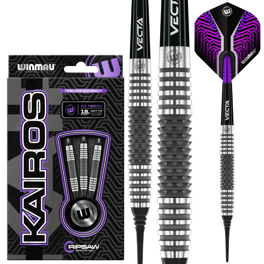 2488-20 Šipky Winmau SOFTIP KAIROS Tungsten 90% 20 gram