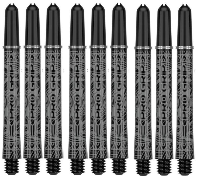 380296-Násadky Target INK PRO GRIP ČIERNE Medium  48 mm 3 sady v balení