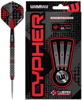 Šípky Winmau Steeltip Cypher Tungsten 90% 24 gram